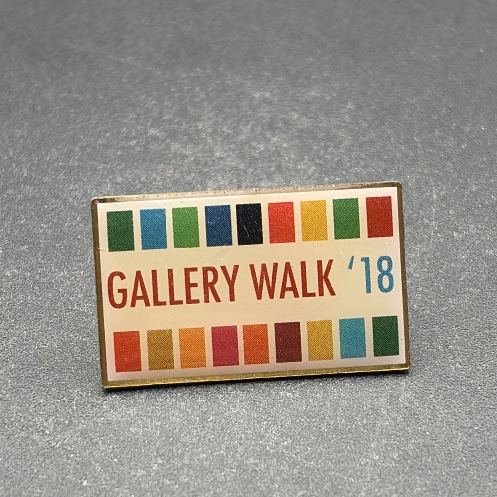 Gallery Walk‎ 2018 Lapel Hat Pin